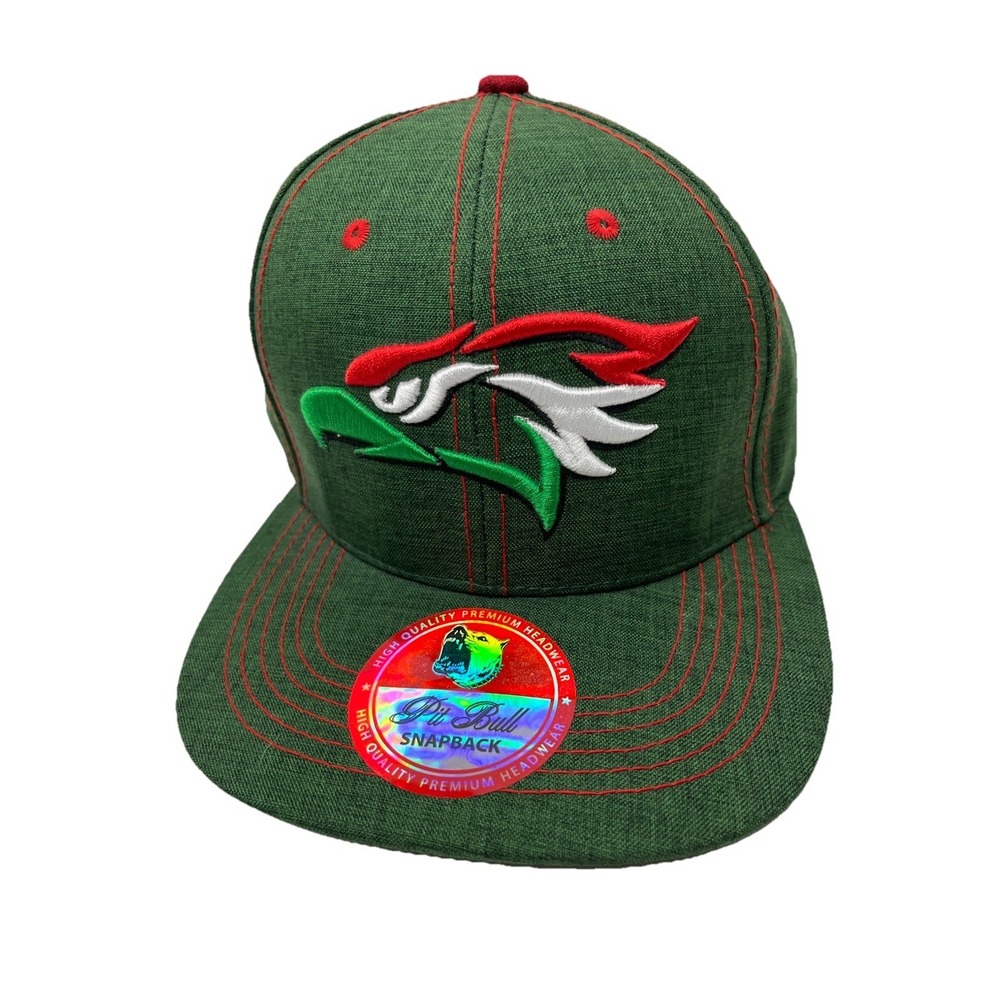 Pit Bull MEXICO Hat Hecho En Mexico Eagle Aguila Snapback Flat Bill Baseball Cap